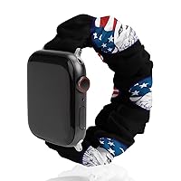 Eagle Flag Watch Band Soft Scrunchie Watch Strap Sport Strap Compatible with