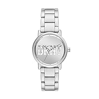 DKNY Women's Soho 34mm Stainless Steel Quartz Dress Watch