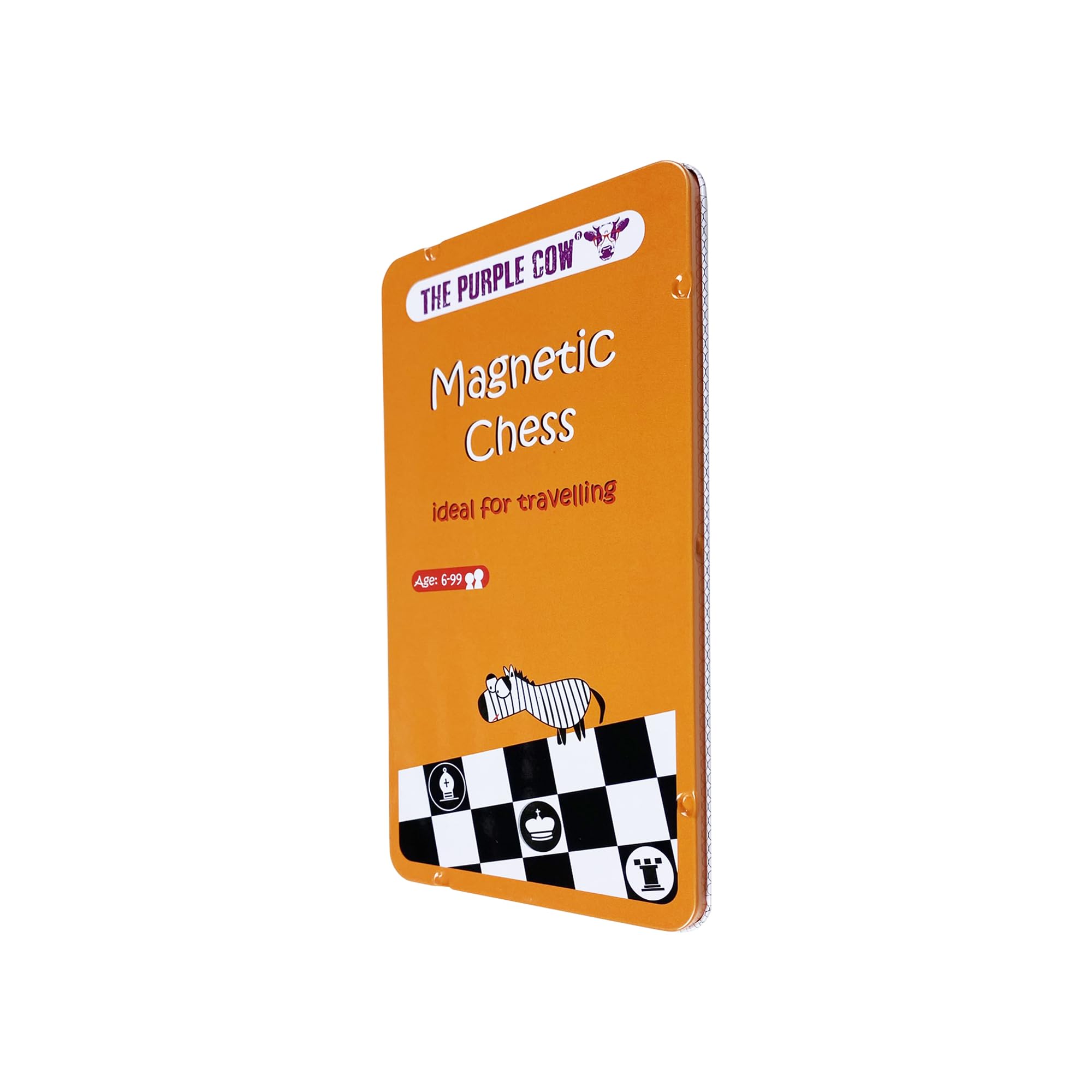 The Purple Cow- Magnetic Chess Game for kids and adults. Travel size, lightweight game for hours of fun - Portable mini game - Ideal for travelling