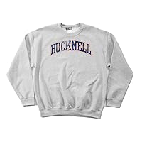NCAA Bucknell Bison 50/50 Blended 8-Ounce Vintage Arch Crewneck Sweatshirt