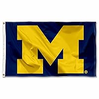 College Flags & Banners Co. UM Michigan Wolverines University Large College Flag