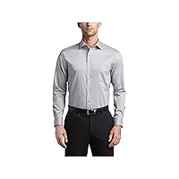 Van Heusen Men's Dress Shirt Regular Fit Ultra Wrinkle Free Flex Collar Stretch