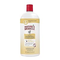 Nature’s Miracle Oatmeal Shampoo & Conditioner for Dogs, 32 Oz, Pistachio Cream Scent