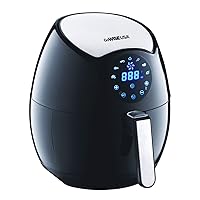 GoWISE USA Ming's Mark GW22621 Electric Air Fryer, 3.7 QT, Black