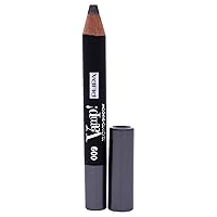 Milano Vamp! Ready To Shadow 009 Shiny Grey - Creamy, Pigmented Powder Shadow Stick With Compact Pencil Applicator - Blend, Smudge, and Shape With Ease - Paraben-Free Formula - 0.04 oz