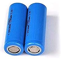 2PCSCompatible for 3.2V 18500 Rechargeable Lithium Battery LiFePo4 Cell 1100mah for Solar LED Light