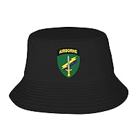 Civil Affairs and Psychological Special Operations Bucket Hat for Women Men Packable Sun Cap Fashion Fisherman Hat Summer Beach Hat Travel Caps Black