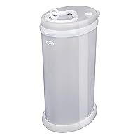 Ubbi Steel Diaper Pail, Odor Locking, No Special Bag Required, Award-Winning, Registry Must-Have, Gray