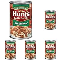 Hunt's Traditional Pasta Sauce, 24 oz (Pack of 5)