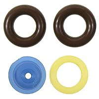 ACDelco Professional 217-3414 Fuel Injector Fuel Feed and Return Pipe O-Ring Kit with Seals with 2 O-Rings