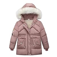 Baby Toddler Boys Girls Winter Jacket Coat Warm Clothes 2-10Years Old Kids Fashion Long Sleeve Hoodie Outerwear