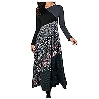 2 Piece Outfits for Women Dressy, Casual Oversize Spring Full Sleeve Evening Dress for Ladies Beach Thin