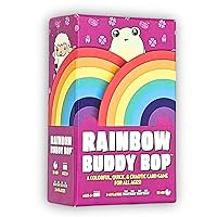 Rainbow Buddy Bop - A Family-Friendly Card Game - Perfect for Boys, Girls, Kids, Families & Adults Who Love Card Games and Board Games