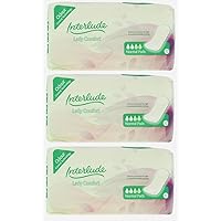 36 x Interlude Maxi Incontinence Normal Pads - for Light to Moderate Bladder Leakage with Odour Control Technology (3 x 12 Packs) Discreet Unscented Pads for Women