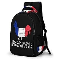 French Le Coq Gaulois Casual Backpack Fashion Travel Hiking Laptop Bag Work Picnic Camping Beach