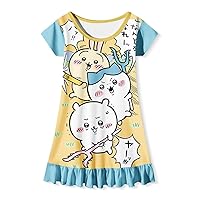 Girl's Home Dress Cute Chiikawa Printed Air Conditioned Room Summer Skirt