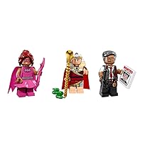 LEGO King TUT, Batgirl Pink, and Commissioner Gordon Minifigures Batman