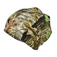 Novelty Skull Hat Leafs-Camo-Hunting Beanies Stretch Knit Beanie Hat Cap for Girls Boys
