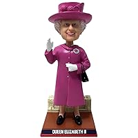 Queen Elizabeth Pink Dress Buckingham Palace Bobblehead