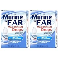 Murine Ear Wax Removal Drops | 0.5 oz (Pack of 2)