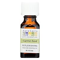 Aura Cacia Personal Care Carrot Seed Essential Oil 0.5 Oz. Bottle