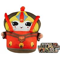 STAR WARS Cuutopia Plush 5-inch Toy, Rounded Soft Pillow Doll Inspired with Bonus Sticker (Queen Amidala)