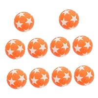 ERINGOGO 10pcs Table Soccer Gaming Stuff Football Table Game Supplies Table Game Balls Replaceable Foosball Balls Foosball Replacement Adult Foosball with The Ball Plastic Desktop