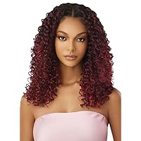Outre Airtied 100% Fully Hand-Tied Wig - Human Hair Blend - Dominican Curly 22