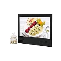 AVEL 23.8 Inch LED Kitchen/Cabinet Smart TV – Android OS, Full HD, WI-FI, HDMI, YouTube/Netflix Compatibility (AVS240KS) (Black Frame, 594 * 455 * 50mm)