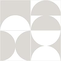 FloorPops Eclipse Peel & Stick Floor Tiles, whites & off-whites