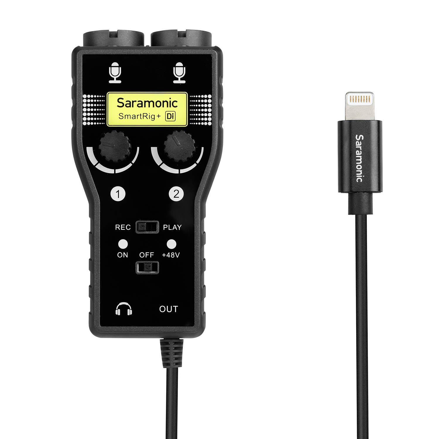Mua Saramonic SmartRig+ Di 2-Channel XLR &  Guitar Audio Interface  Microphone with Apple Lightning Connector Compatible with iPhone 13 12 11  iPad, iPod, iOS Smartphone & Tablet trên Amazon Mỹ chính hãng 2023 | Fado