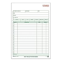 Adams Recycled All Purpose Sales Order Book, 2-Part Carbonless, White/Canary, 5-9/16 x 8-7/16 Inches, 50 Sets (RDC5805)
