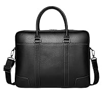 Handbag Leather Men's Computer Bag Cowhide 15 Inch Business Briefcase Large Capacity