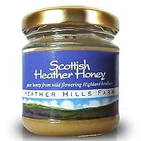 Heather Hills Farm Raw Scottish Heather Honey | 4oz (113g) of Golden Delight | Harvested from the Heart of Scotland's Natural Beauty | Pure Bliss from the Highlands