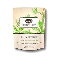Silkie Herbs Herbal Green Genius Tea for Brain Support, Enhance Memory, Better Focus, and Reduce Brain Fog, 14 Tea Bags (35g)