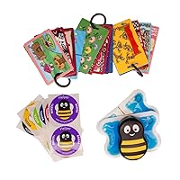 Buzzy Distraction Bundle – Distraction Games, Puzzles, Toys, and Buzzy Personal Vibrating Ice Pack - Sharp Pain Relief - As Seen On Shark Tank - Pain Relief for Shots, IVF, Insulin, Vaccines