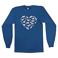 Threadrock Kids Heart of Dinosaurs Youth Long Sleeve T-Shirt