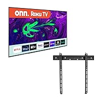 ONN 55-Inch Series 1 Class 4K 2160p Smart LED TV Compatible with Alexa & Google Assistant (No Stands) + Free Wall Mount (Renewed)
