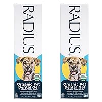 USDA Organic Canine Pet Toothpaste 2 Units, 3 oz, Non Toxic Toothpaste for Dogs, Designed to Clean Teeth and Help Prevent Tartar and Remove Plaque, Xylitol Free