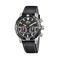 Watch Model 18811/2 from The Connected Collection, 45 mm Case, Black Armys Strap for Men, one Size, Strip