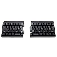 FILCO Majestouch Xacro M10SP Left and Right Separated Type, Japanese Arrangement, 76 Keys, Cherry MX Brown Axis, Programmable, Includes 10 Macro Dedicated Keys, 3 Red Key Locks, Black FKBXS76M/NB-RKL