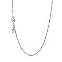PANDORA Silver Chain with 14K Rose Gold Plating