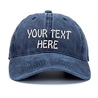 Custom Name Text Word Embroidered Dad Hat. Unstructured Adjustable Metal Buckle