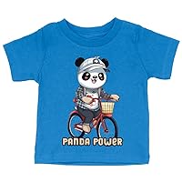 Panda Power Baby Jersey T-Shirt - Cute Kawaii Baby T-Shirt - Graphic T-Shirt for Babies