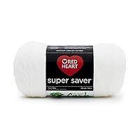 RED HEART Super Saver Yarn, White