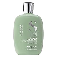 Alfaparf Milano Semi Di Lino Scalp Renew Low Shampoo for Thinning Hair - Sulfate Free Shampoo - Strengthens, Re-densifies and Stimulates Hair Fiber - Professional Salon Quality