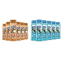 Body Wash Bundle - Cocoa Butter & Shea and Ocean Breeze Scents, 18 Oz Packs of 6