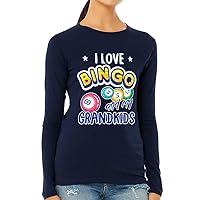 Bingo Player Women's Long Sleeve T-Shirt - Cool Long Sleeve Tee - Printed T-Shirt