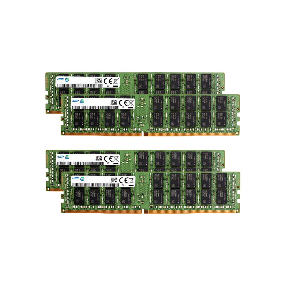 Samsung Memory Bundle with 128GB (4 x 32GB) DDR4 PC4-21300 2666MHz RDIMM (4 x M393A4K40CB2-CTD) Registered Server Memory
