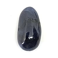 41.82 Ct Royal Blue Sapphire Big Cabochon Size 25x11 mm 1 Unique Piece For the Best Looking Jewelry, Up to Down & Right to left Drilled Cabochon